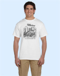 Alone in the Wilderness white Tshirt